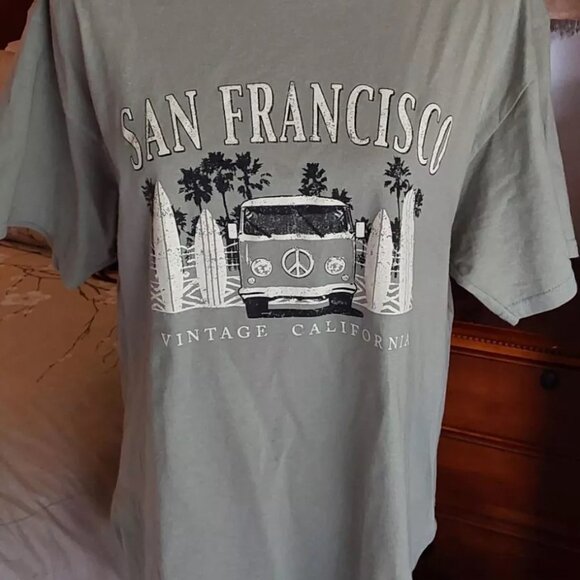 San Francisco VW Volkswagen Surf Vintage California T-shirt, size L - Picture 6 of 10